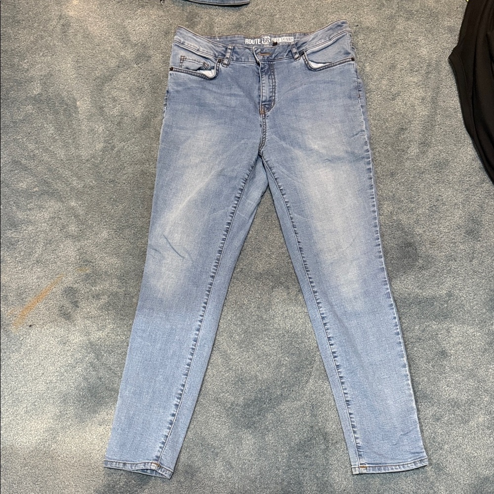 Route 66 Women's Light Blue Skinny Jeans